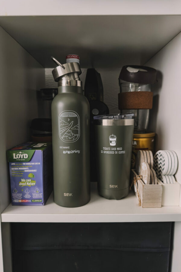 Thermos /coffee cup - todays good mood is sponsored by coffee 350ml - Image 9