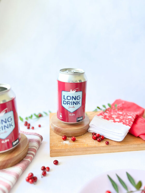 Long Drink Socks - Cranberry women size 35-40 - Image 6
