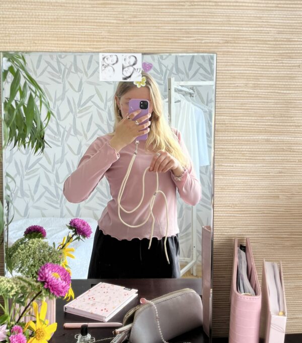 universal phone strap - vanilla (beige) - Image 6