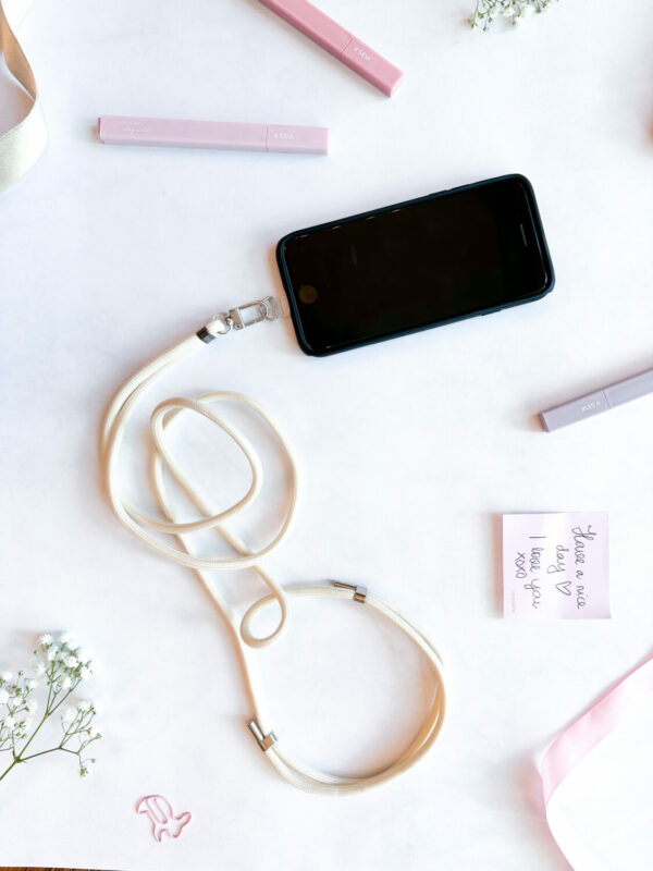 universal phone strap - vanilla (beige) - Image 7