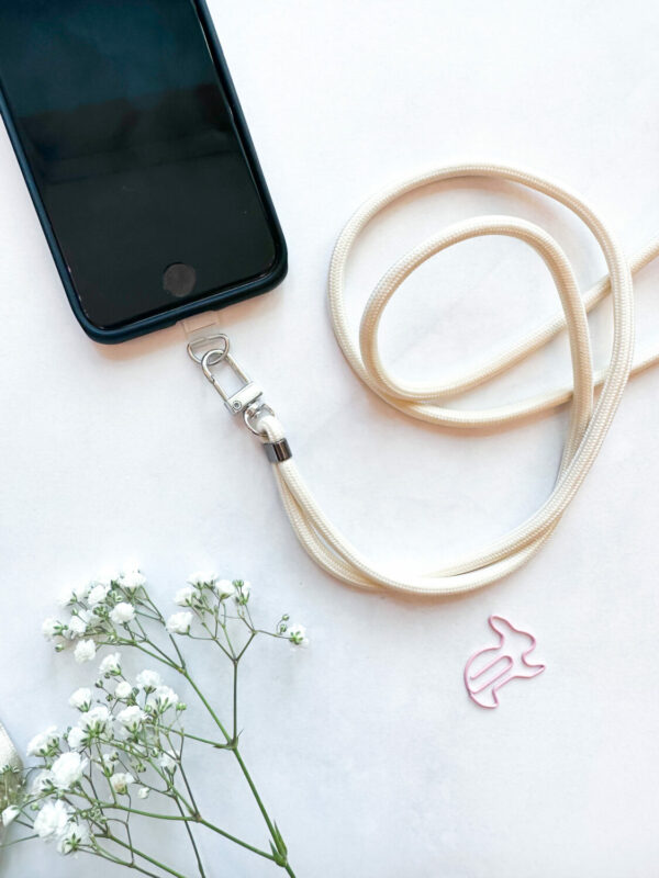 universal phone strap - vanilla (beige) - Image 5