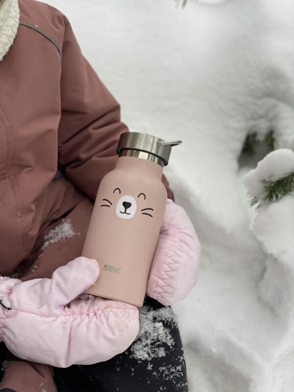 Water Bottle/Thermos - little kitty 350ml - Image 8