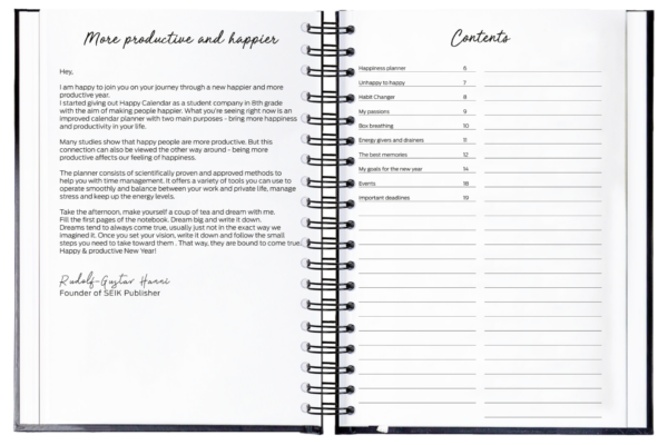 Personalised Happy Calendar planner with custom branding and company logo - Image 7