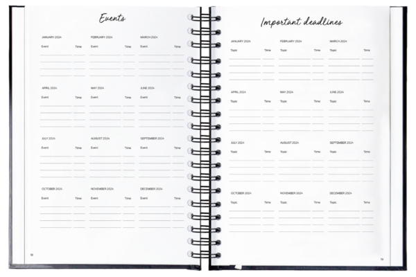 Happy Calendar planner 2025 insert pages (English) - Image 10