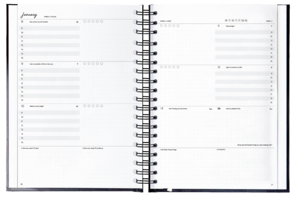 Personalised Happy Calendar planner with custom branding and company logo - Image 3