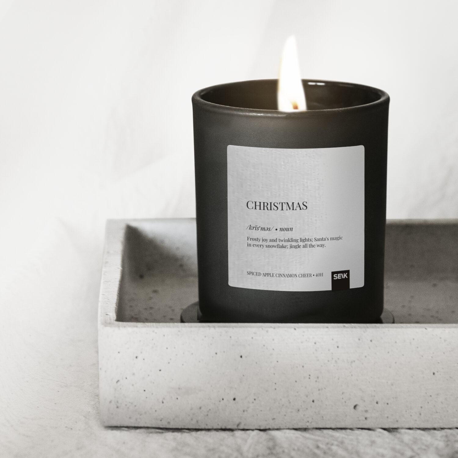 happy candle - christmas