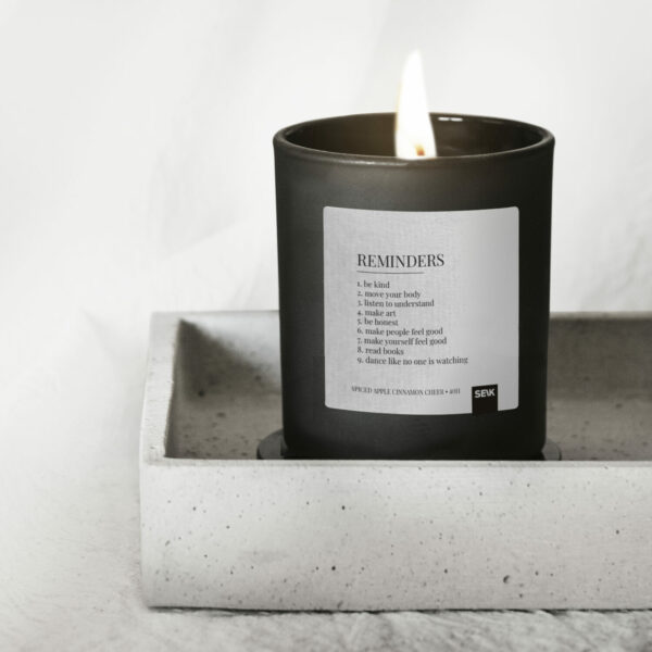 happy candle - reminders