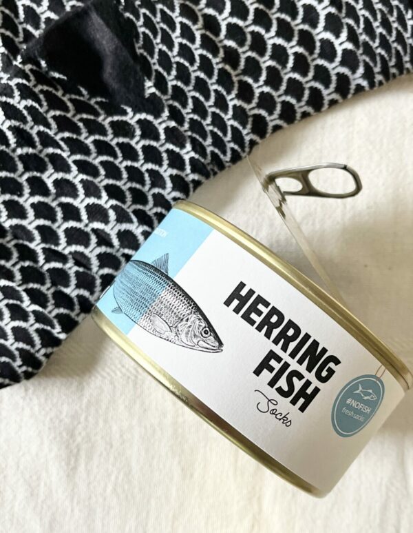 Tinned Herring Fish Socks (men & women size 35-46) - Image 2
