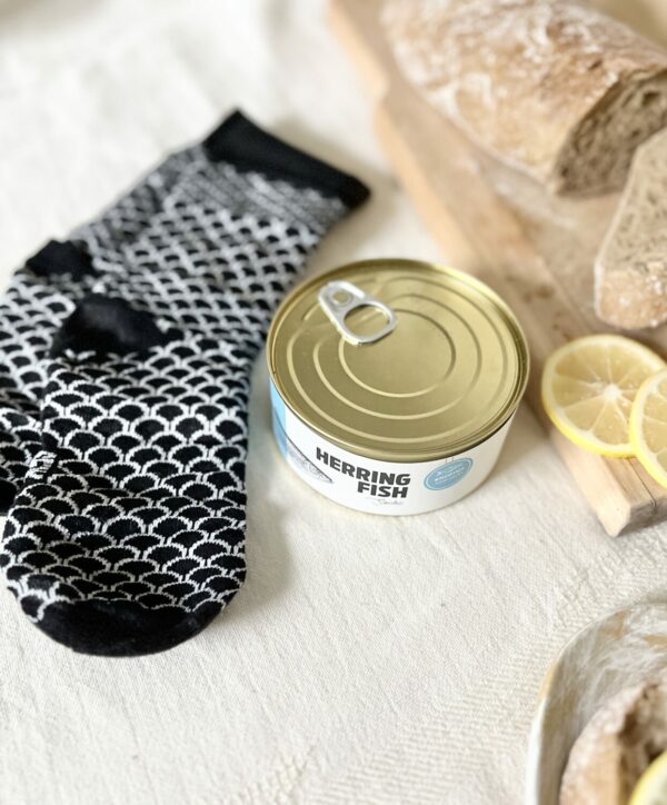 Tinned Herring Fish Socks (men & women size 35-46) - Image 6