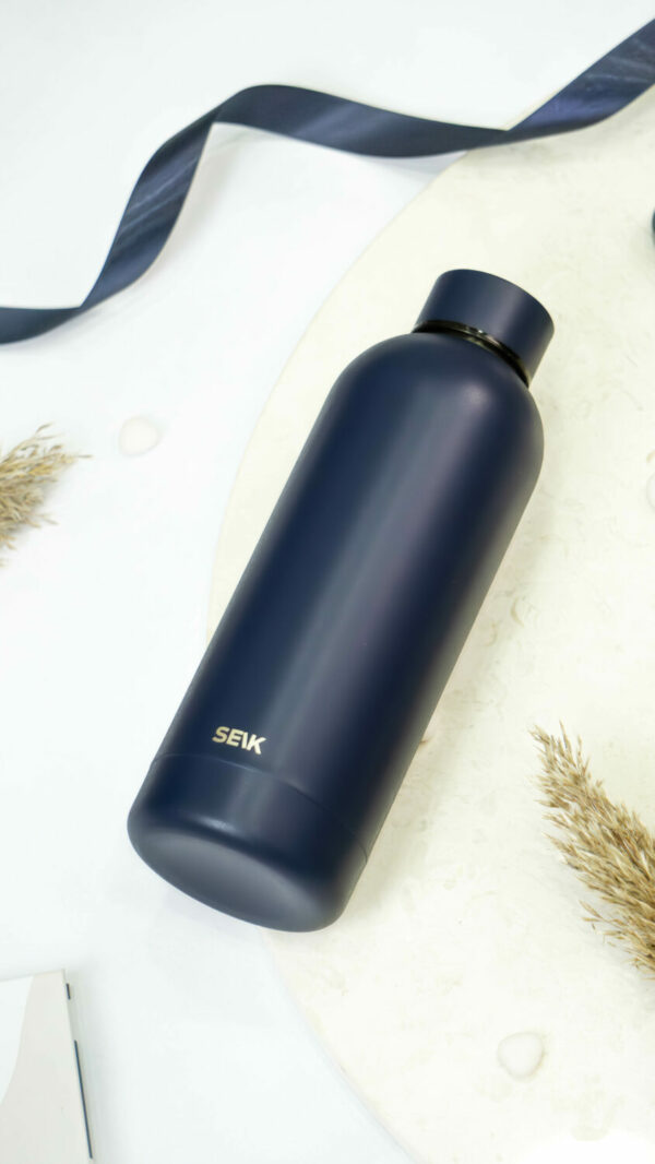 Water Bottle/Thermos - navy blue 500ml - Image 8