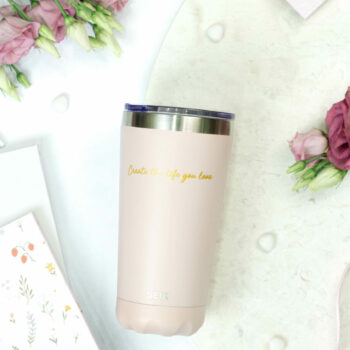 Thermos /coffee cup - create the life you love 350ml