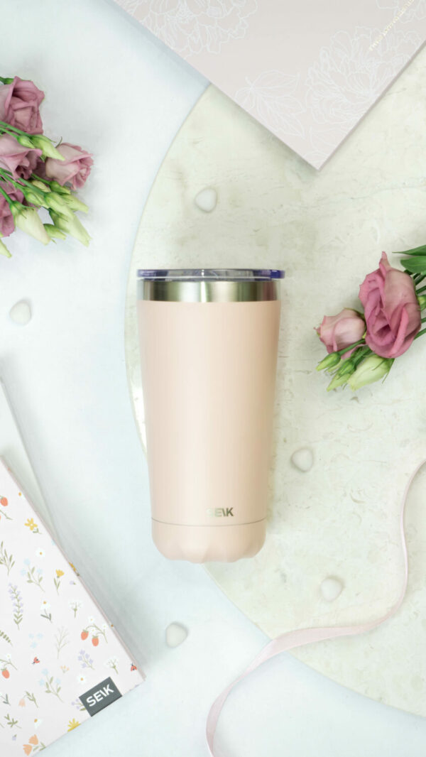 Thermos /coffee cup - oh so pink! 350ml - Image 5