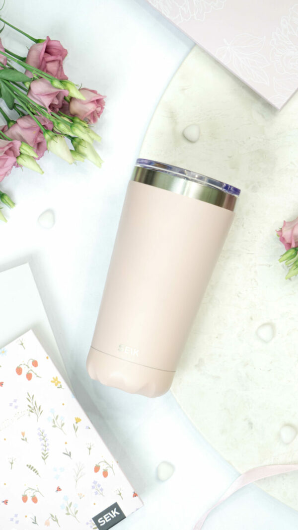 Thermos /coffee cup - oh so pink! 350ml - Image 4