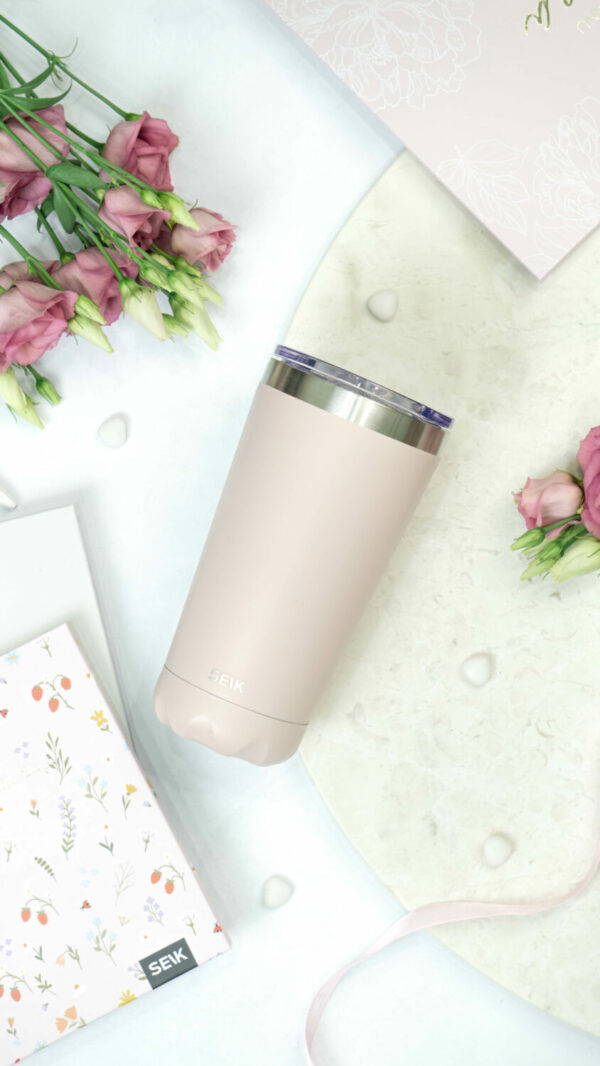 Thermos /coffee cup - oh so pink! 350ml