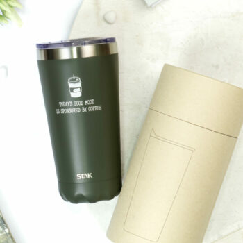 Thermos /coffee cup - todays good mood is sponsored by coffee 350ml