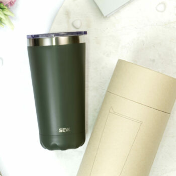 Thermos /coffee cup - oh so green! 350ml