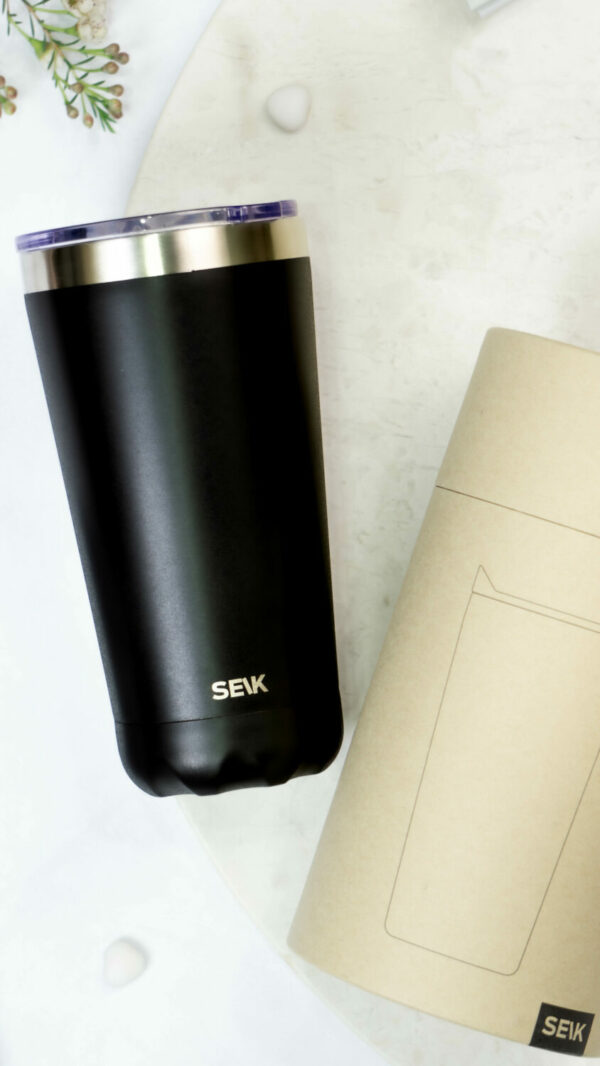 Thermos /coffee cup - oh so black! 350ml - Image 2
