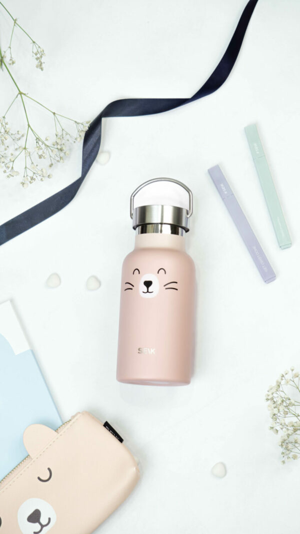 Water Bottle/Thermos - little kitty 350ml - Image 5