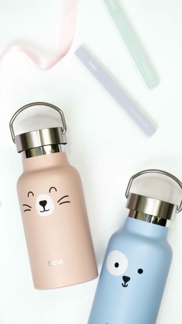 Water Bottle/Thermos - little kitty 350ml - Image 3