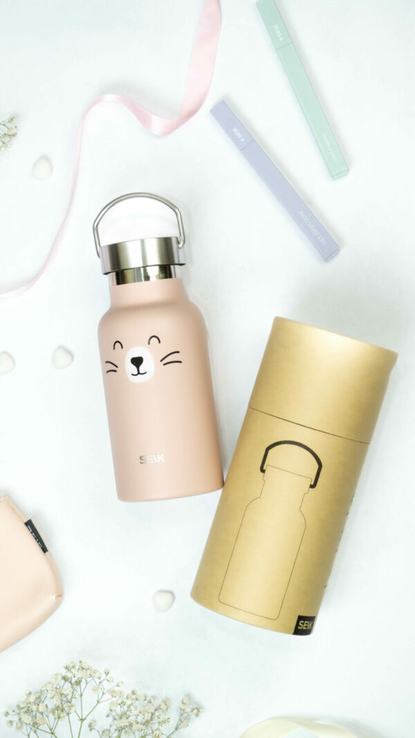 Water Bottle/Thermos - little kitty 350ml - Image 2