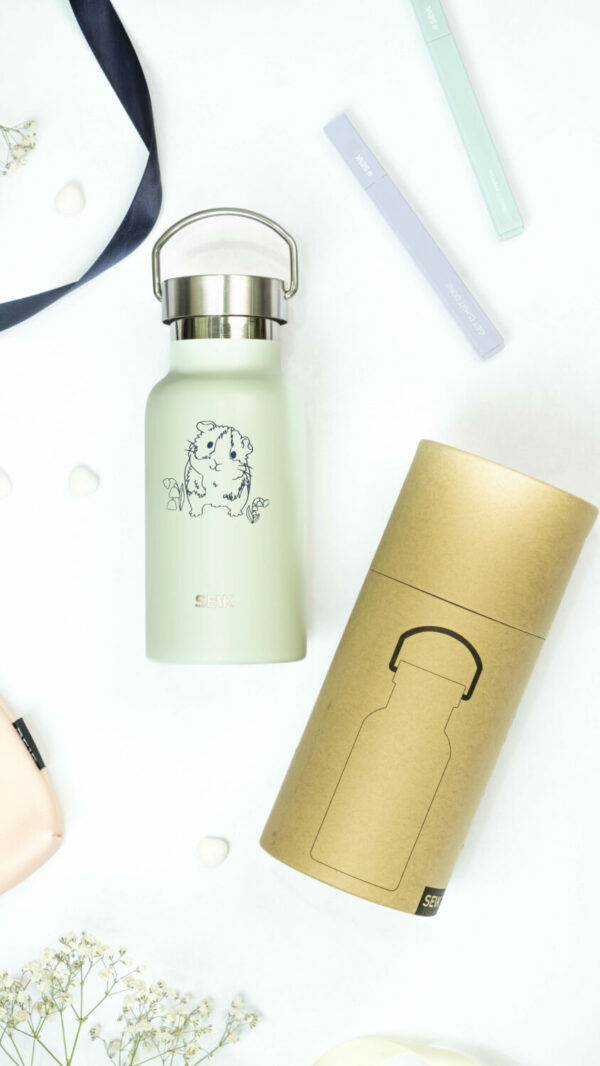 Water Bottle/Thermos - guinea pig 350ml - Image 5