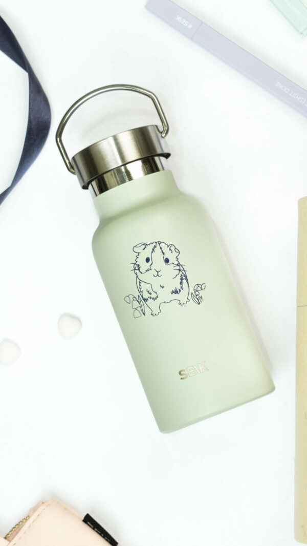 Water Bottle/Thermos - guinea pig 350ml - Image 6