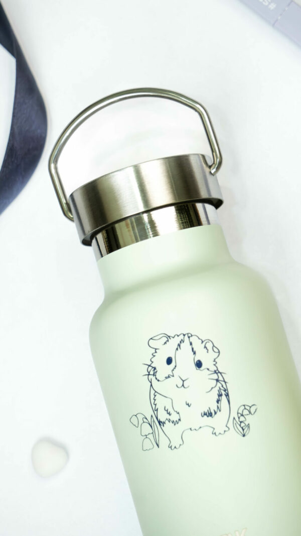 Water Bottle/Thermos - guinea pig 350ml - Image 4