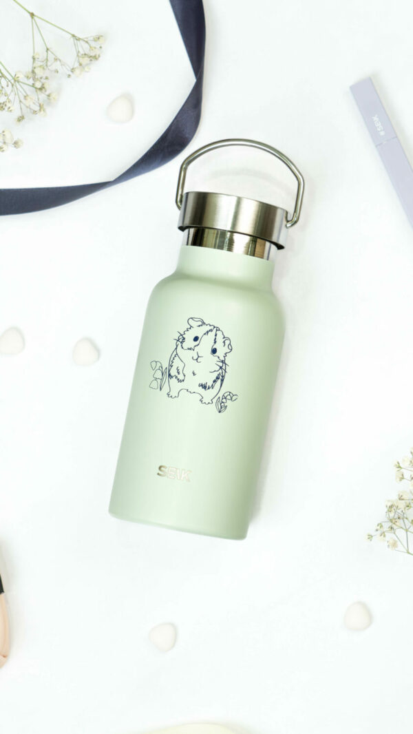 Water Bottle/Thermos - guinea pig 350ml - Image 3