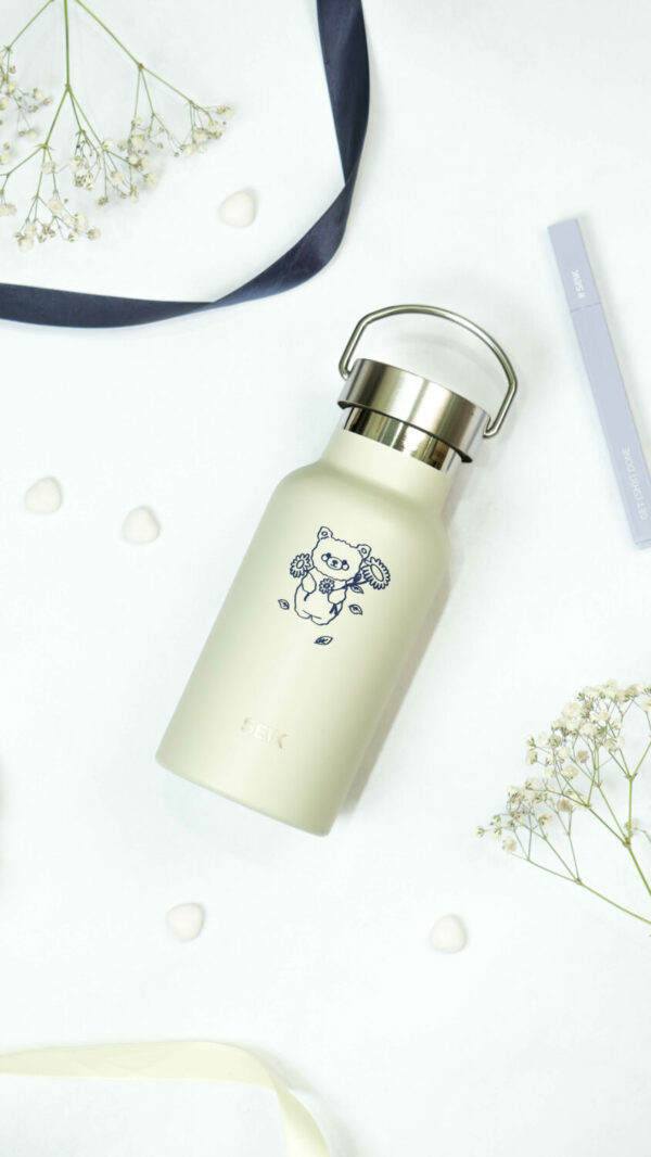 Water Bottle/Thermos - bear 350ml - Image 8