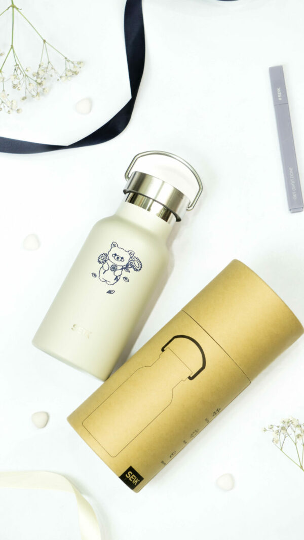 Water Bottle/Thermos - bear 350ml - Image 3