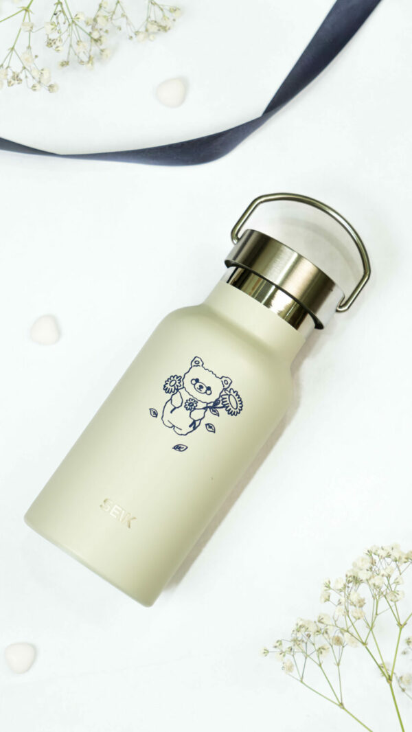 Water Bottle/Thermos - bear 350ml - Image 2