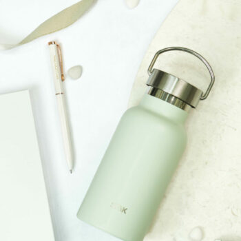 Water Bottle/Thermos - pastel green 350ml