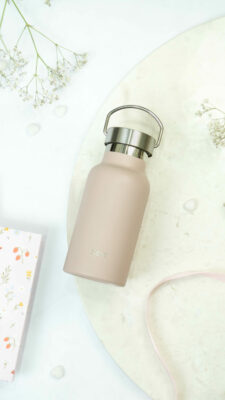 Water Bottle/Thermos - pastel pink 350ml