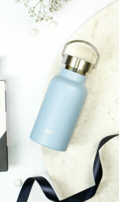 Water Bottle/Thermos - pastel blue 350ml