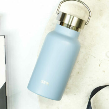 Water Bottle/Thermos - pastel blue 350ml