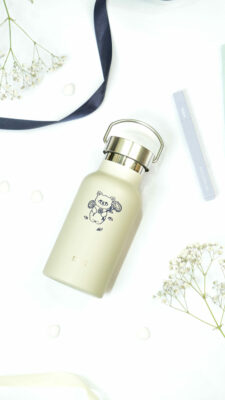 Water Bottle/Thermos - bear 350ml