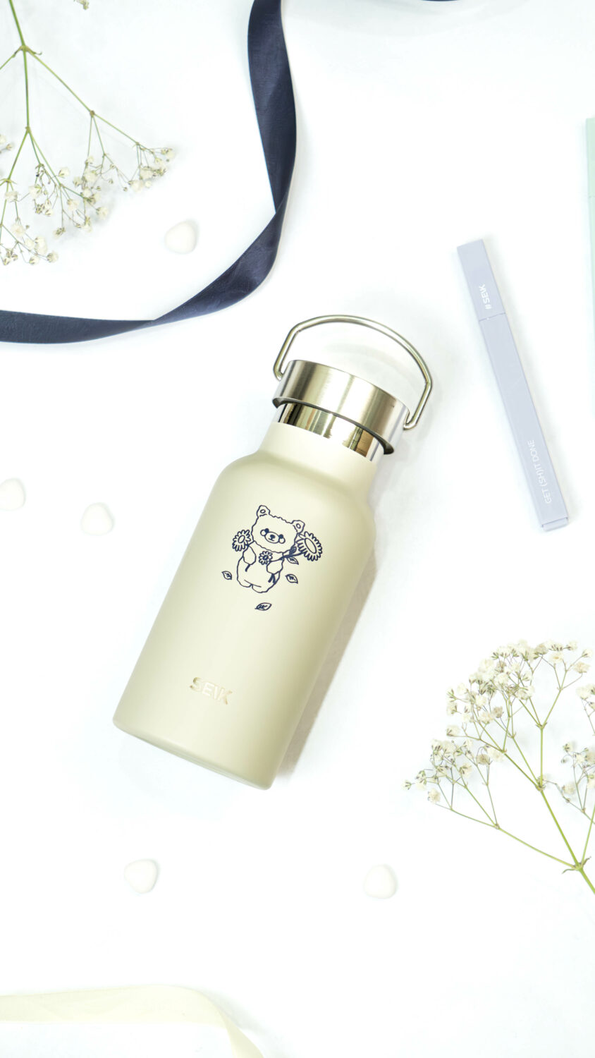 Water Bottle/Thermos - bear 350ml