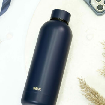 Water Bottle/Thermos - navy blue 500ml