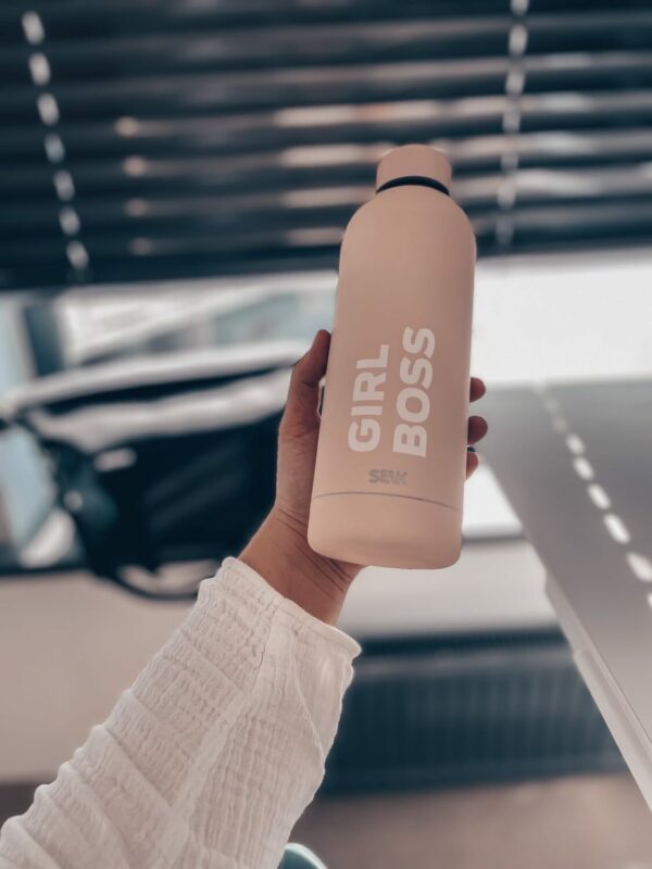 SEIK Water Bottle / Thermos Girl boss - pink color 500 ml - Image 10