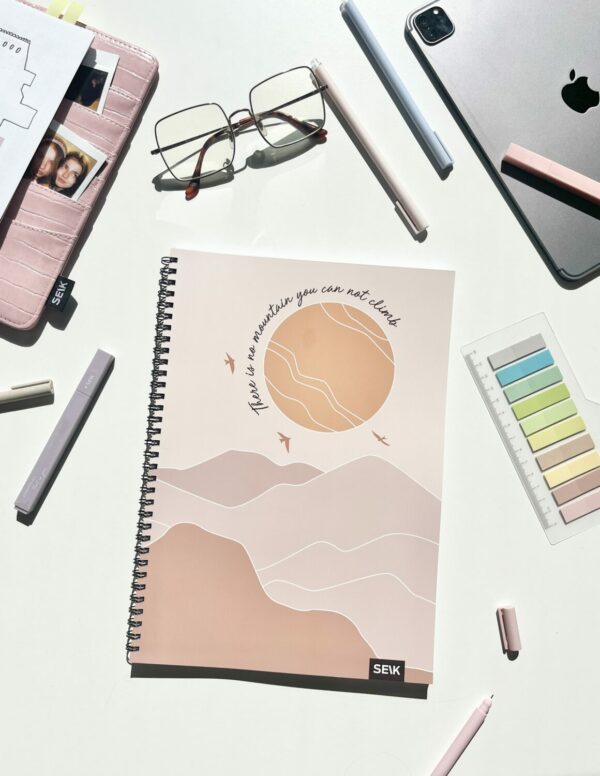 A4 Notebook with spiral binding  - sun - Image 2