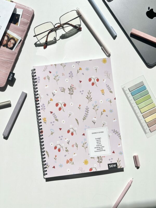 A4 Notebook with spiral binding  - energy givers - Image 2