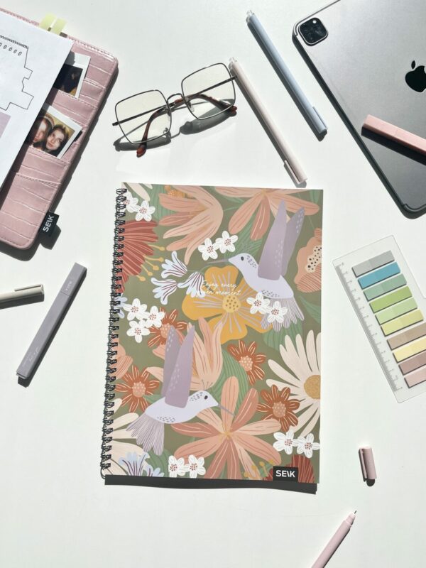 A4 Notebook with spiral binding  - jungle - Image 2