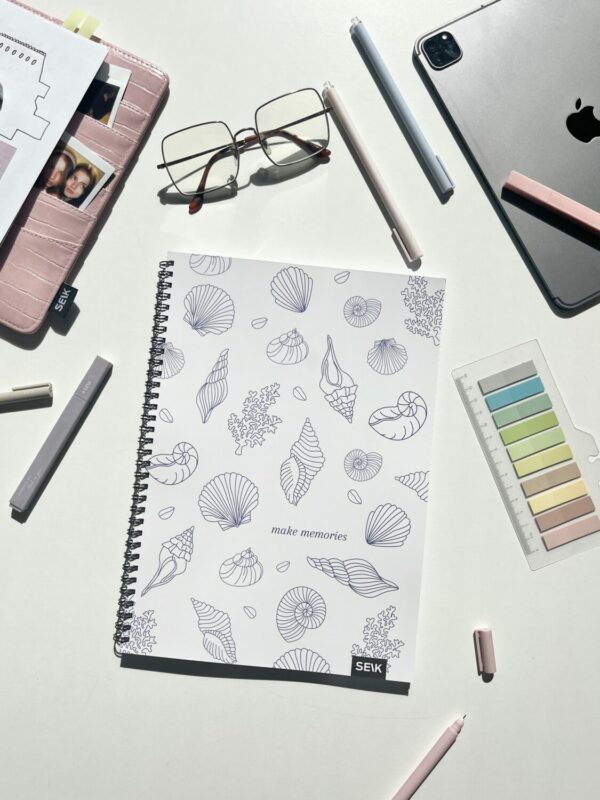 A4 Notebook with spiral binding  - make memories - Image 3