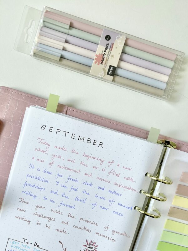 Happy pens - Highlight your adventures with pastel colors (6pcs) - Image 9