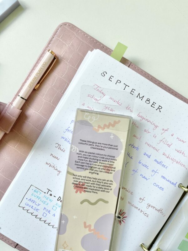 Happy pens - Highlight your adventures with pastel colors (6pcs) - Image 5