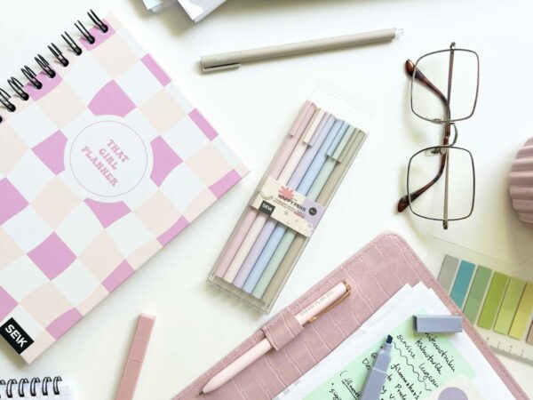 Happy pens - Highlight your adventures with pastel colors (6pcs) - Image 2
