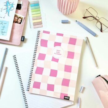 A4 Notebook with spiral binding  - that girl
