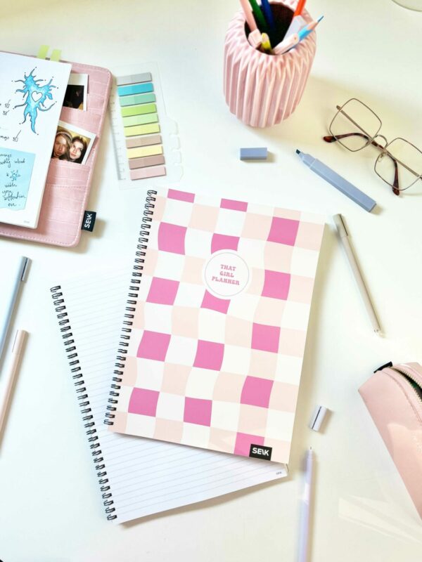 A4 Notebook with spiral binding  - that girl