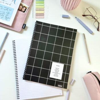 A4 Notebook with spiral binding  - more