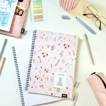 A4 Notebook with spiral binding  - energy givers